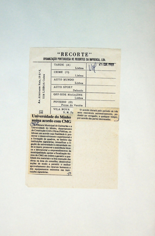  Universidade do Minho assina com CMG 
