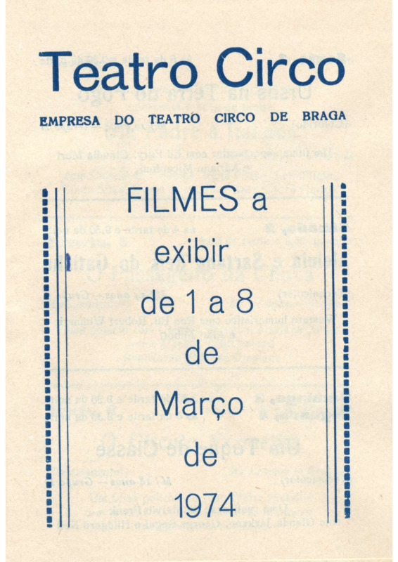 Filmes a exibir de 01 de Março a 08 de Março 