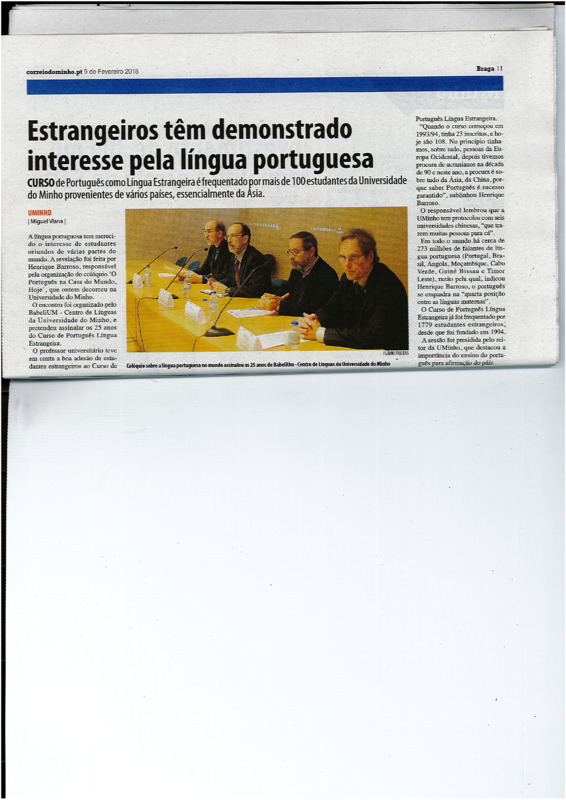  Estrangeiros têm demonstrado interesse pela língua portuguesa 