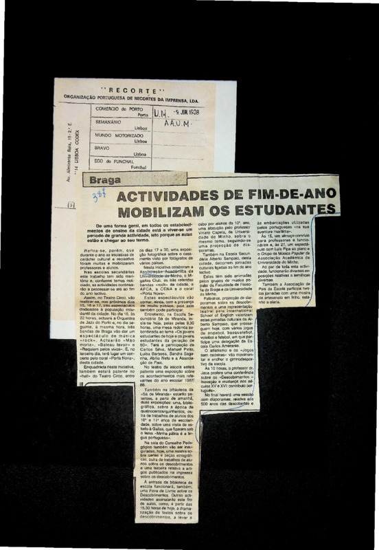  Actividades de fim-de-ano mobilizam os estudantes 