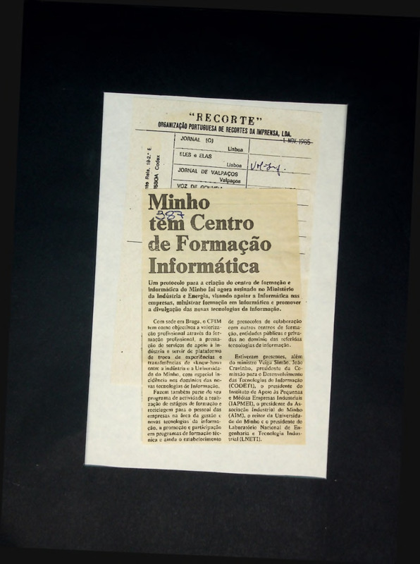  Minho tem Centro de Formação Informática 