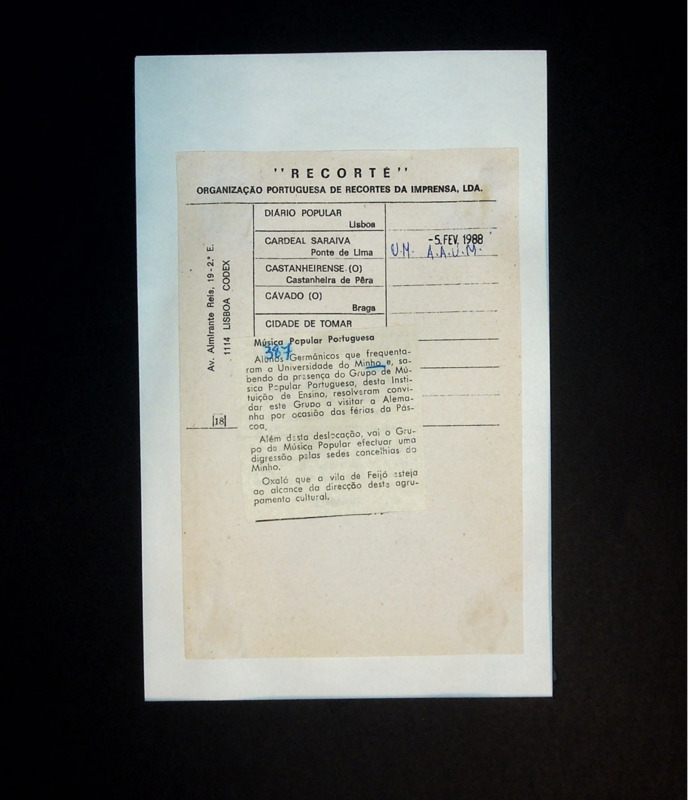  Música Popular Portuguesa 