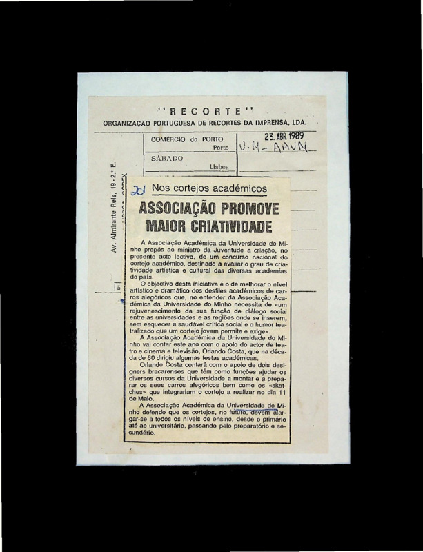  Nos cortejos académicos: Associação promove maior criatividade 