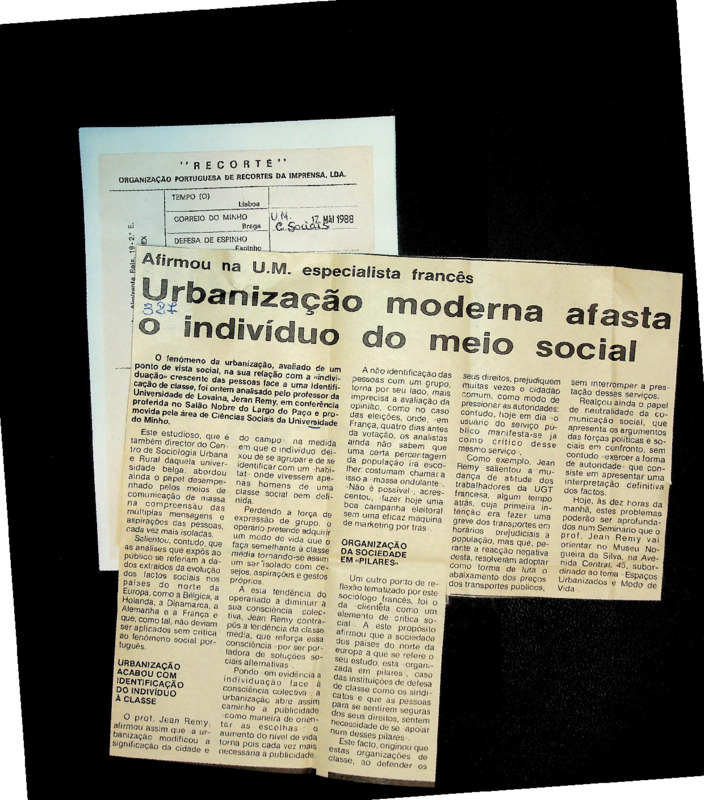  Afirmou na U. M. especialista francês: urbanização moderna afasta o indivíduo da vida social 