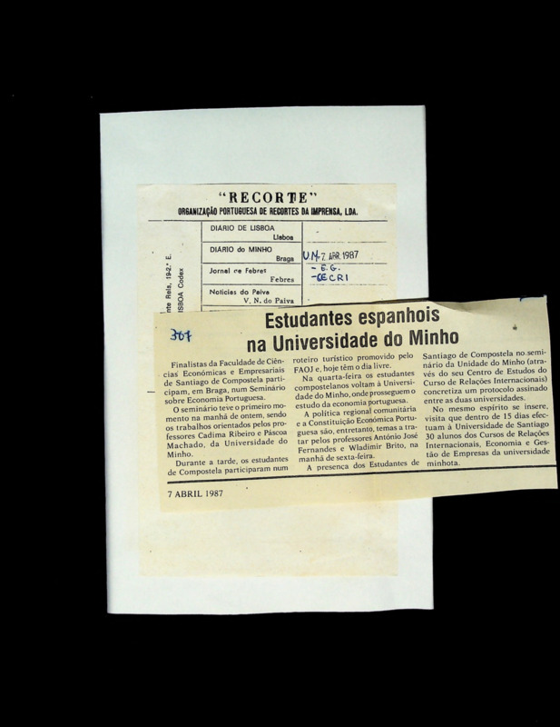  Estudantes espanhóis na Universidade do Minho 