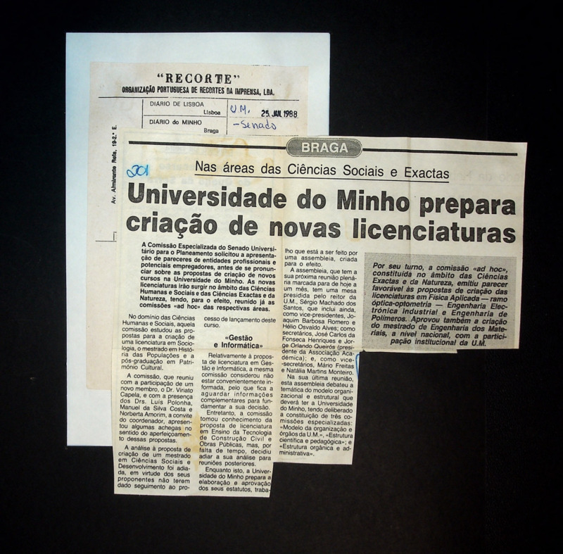  Nas áreas das Ciências Sociais e Exactas: Universidade do Minho prepara criação de novas licenciaturas 