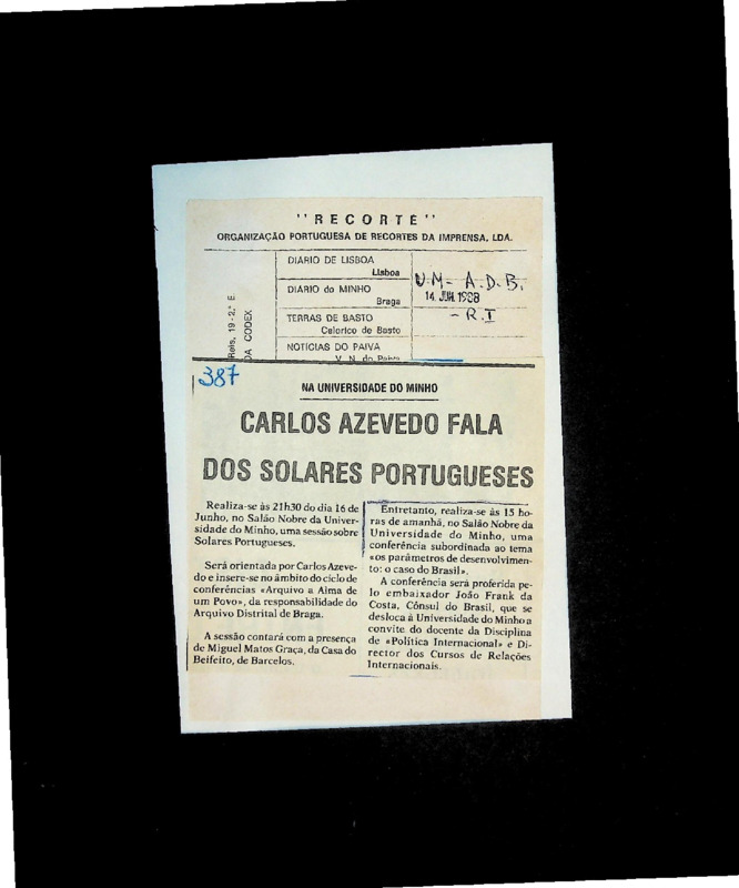  Carlos Azevedo fala dos solares portugueses 