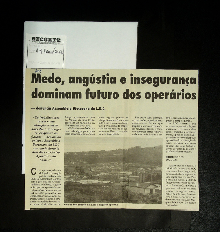  Medo, angústia e insegurança dominam futuro dos operários 