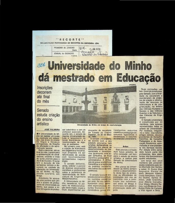  Universidade do Minho dá mestrado em Educação 