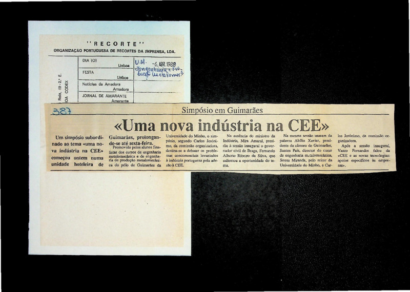  Simpósio em Guimarães: 