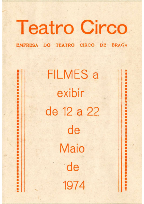  Filmes a exibir de 12 de Maio a 22 de Maio 