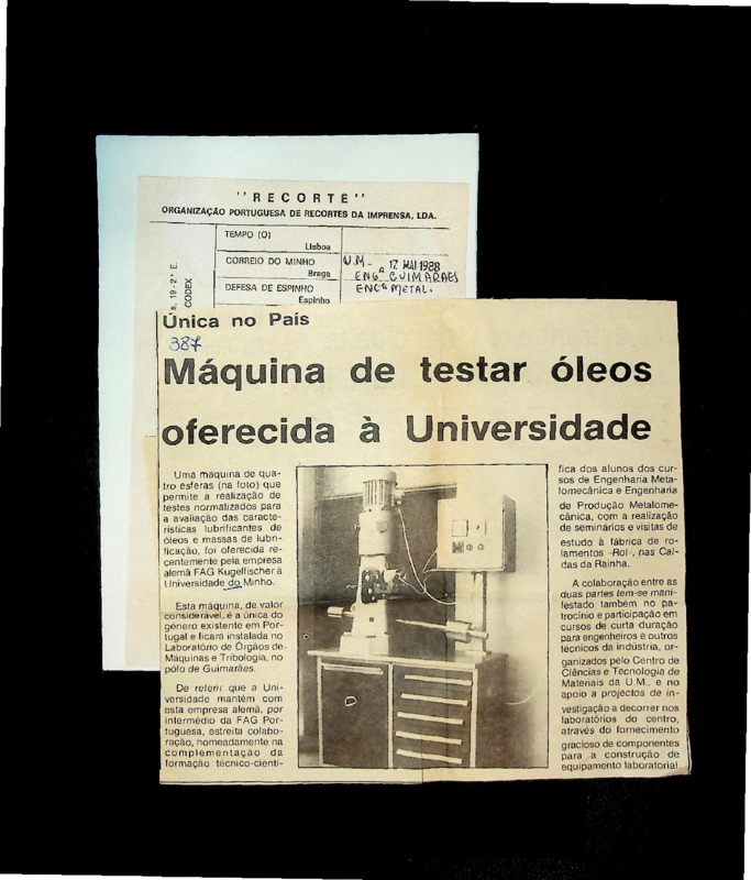  Única no país: máquina de testar óleos oferecida à universidade 