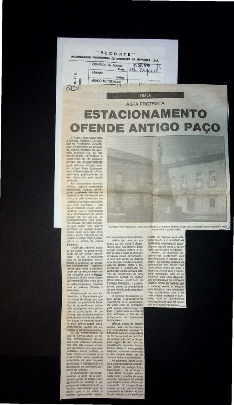 Estacionamento ofende antigo Paço 