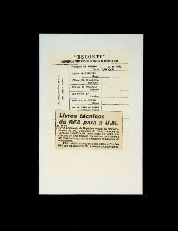  Livros técnicos da RFA para a U.M. 