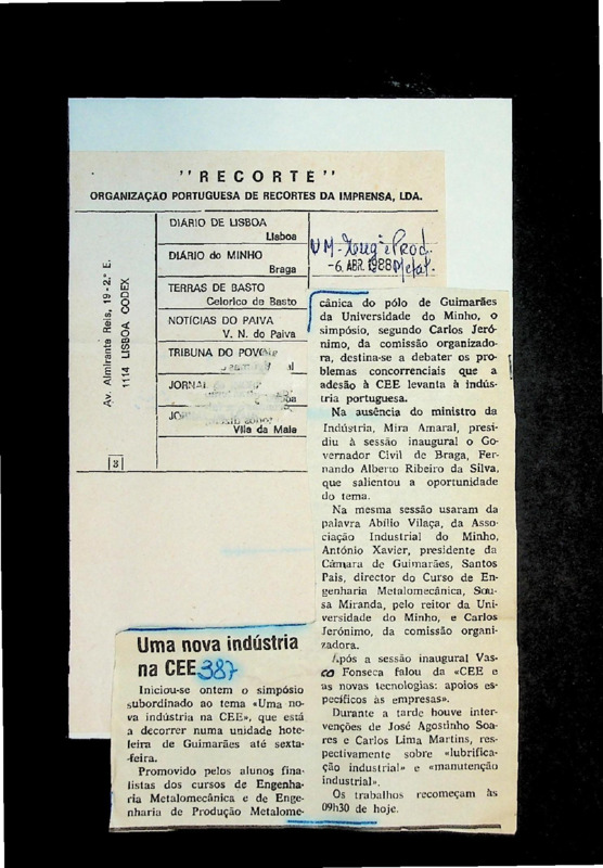  Uma nova indústria na CEE 