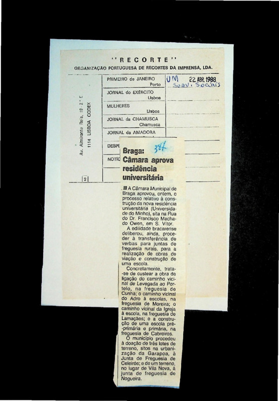  Braga: Câmara aprova residência universitária 