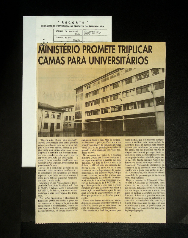  Ministério promete triplicar camas para universitários 