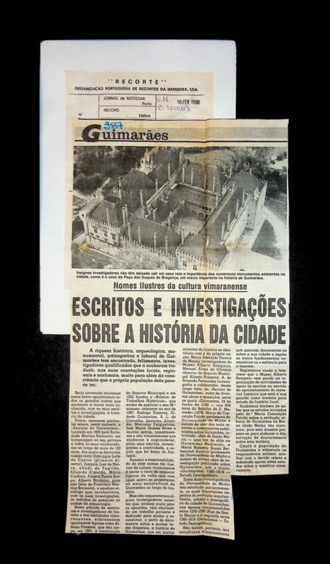  Nomes ilustres da cultura vimaranense: escritos e investigações sobre a história da cidade 