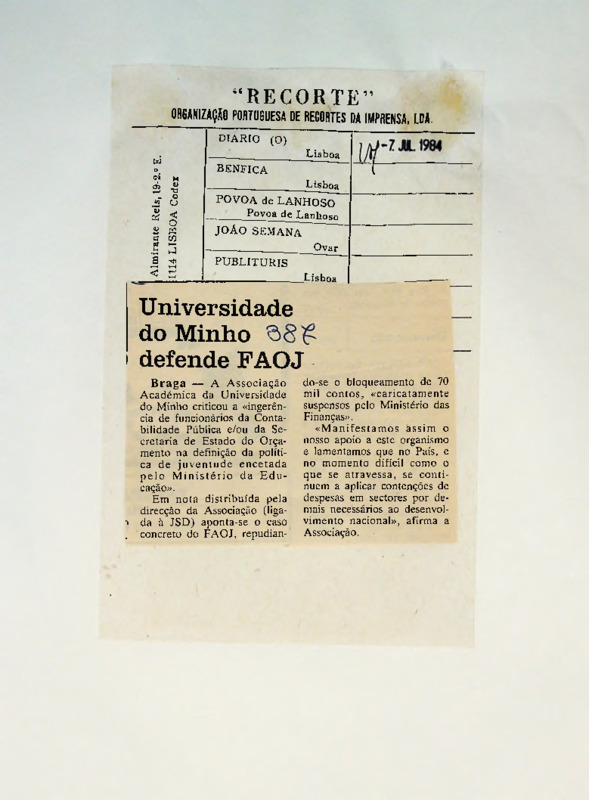  Universidade do Minho defende FAOJ 