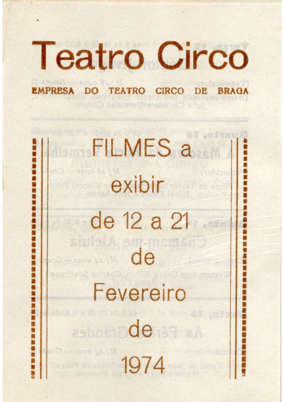  Filmes a exibir de 12 de Fevereiro a 21 de Fevereiro 