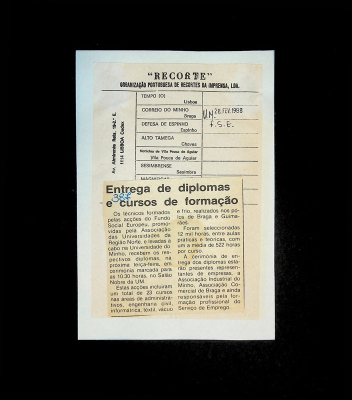  Entrega de diplomas e cursos de formação 