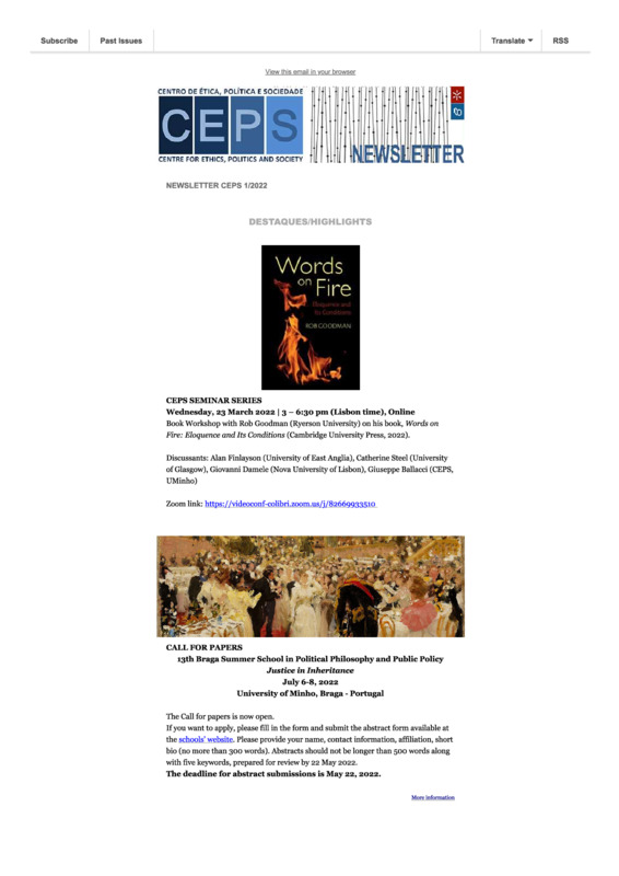  Newsletter CEPS 1/2022 