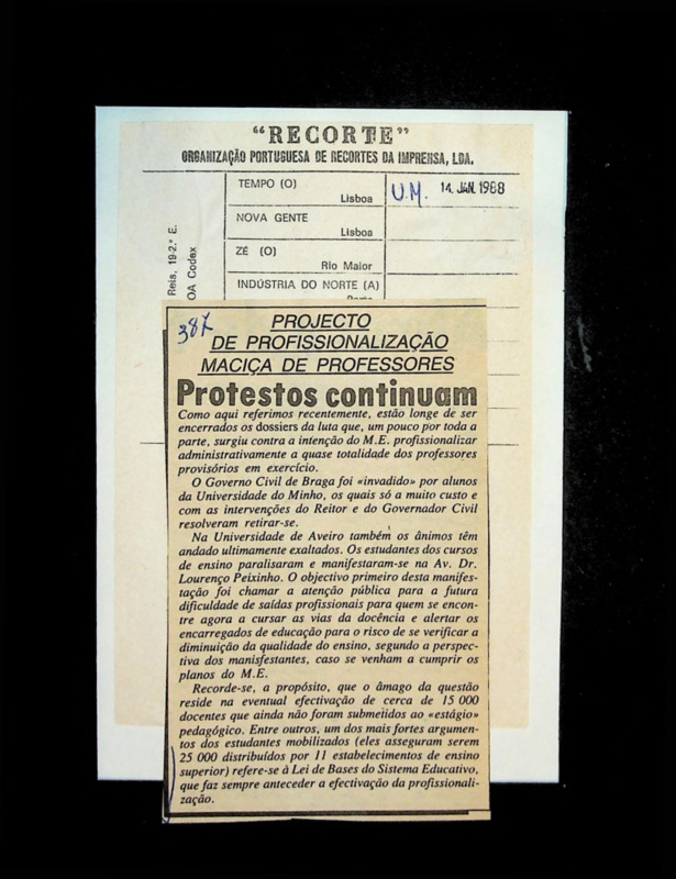  Projecto de profissionalização massiça de professores: protestos continuam 