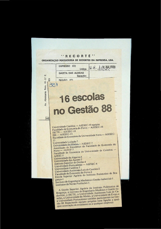  16 escolas no Gestão 88 