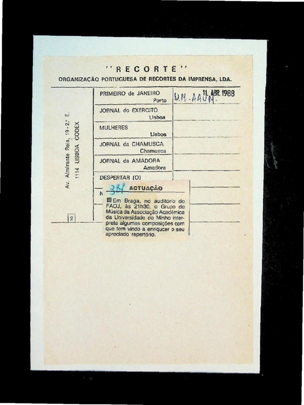  Jornadas Culturais da Associação Académica da Universidade do minho 