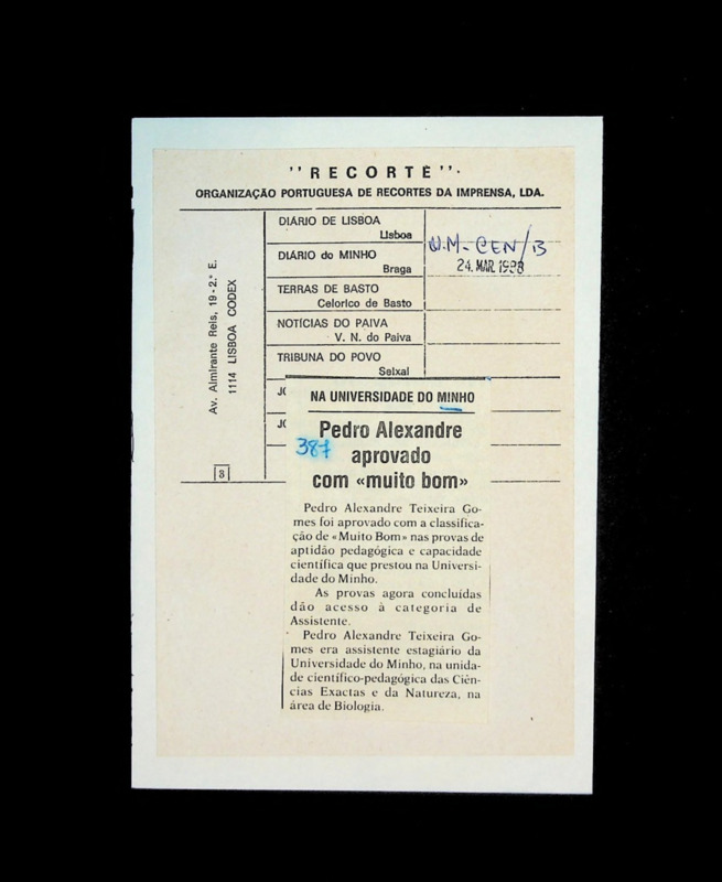  Pedro Alexandre aprovado com 