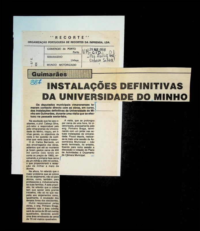  Instalações definitivas da Universidade do Minho 