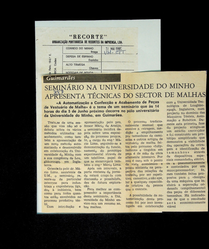  Seminário na Universidade do Minho apresenta técnicas do sector de malhas 