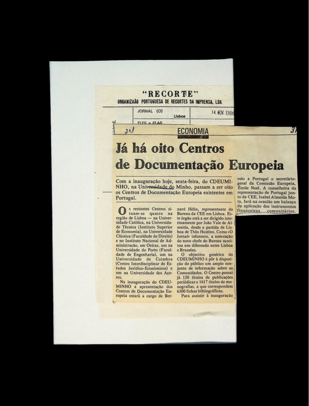  Já há oito centros de documentação europeia 