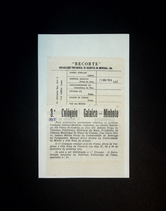  3º Colóquio Galaico-Minhoto 