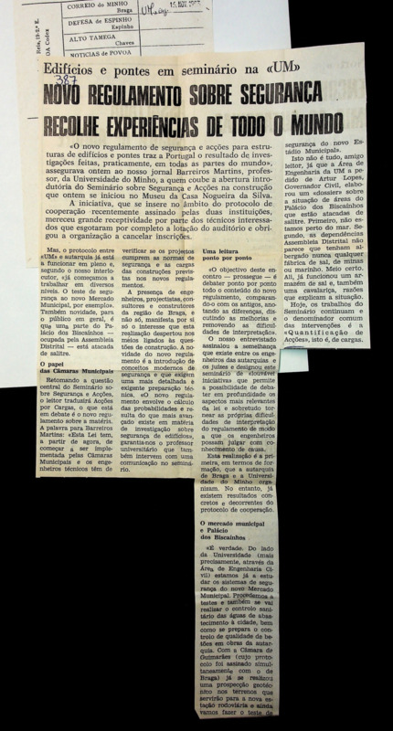  Edifícios e pontes em seminário na 