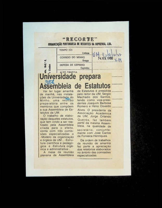  Universidade prepara Assembleia de Estatutos 