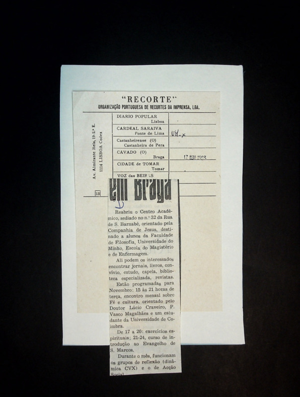  Reabertura do Centro Académico 