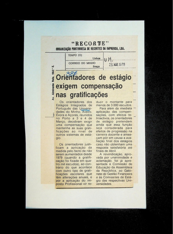  Orientadores de estágio exigem compensação nas gratificações 