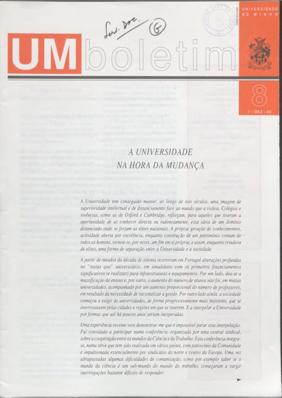  UM Boletim - N.º 8 (Dez 1993) 