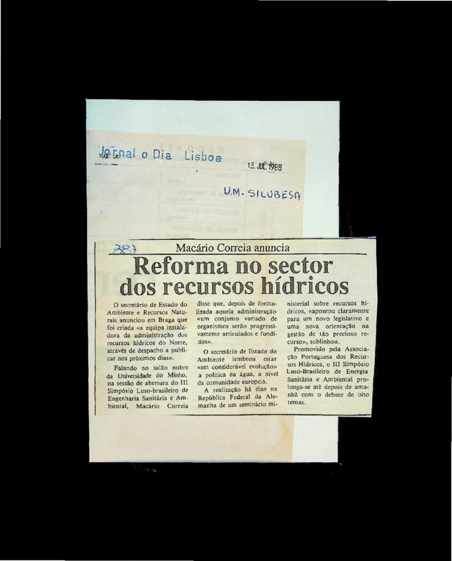  Macário Correia anuncia reforma no sector dos recursos hídricos 