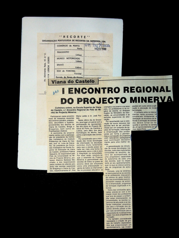  I Encontro Regional do projecto Minerva 