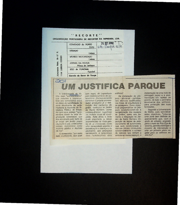  UM justifica parque 