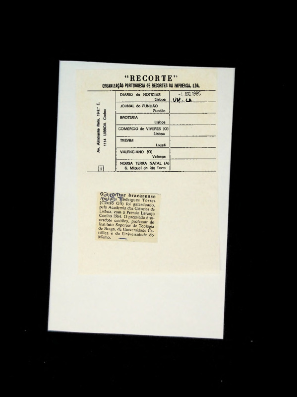  O escritor bracarense 