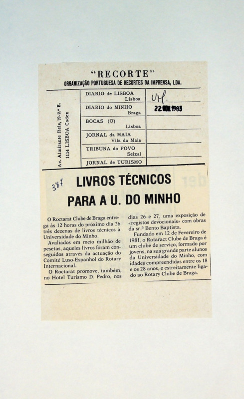  Livros Técnicos para a U. do Minho 