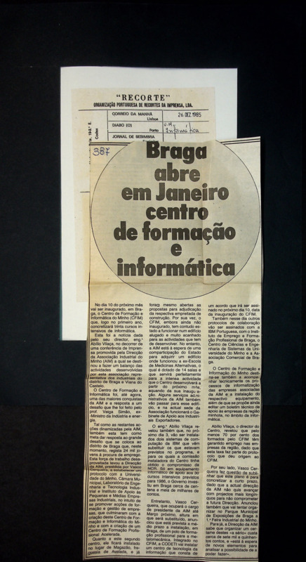  Braga abre em Janeiro centro de formação e informática 