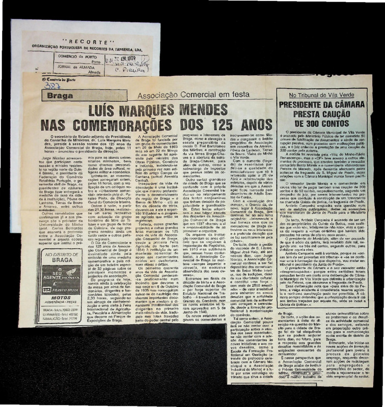  Luís Marques Mendes nas comemorações dos 125 anos 