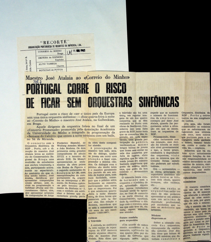  Maestro José Atalaia ao 