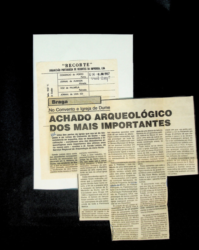  No convento da igreja de Dume - Achado arqueológico dos mais importantes 