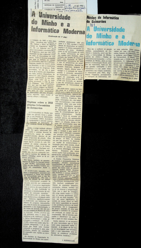  Núcleo de Informática de Guimarães: a Universidade do Minho e a Informática Moderna 