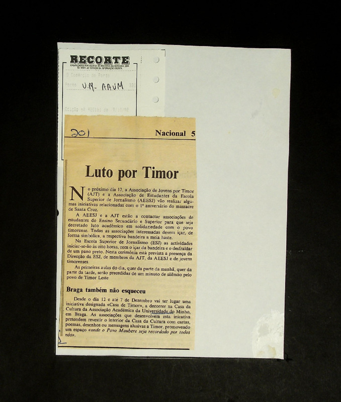  Luto por Timor 